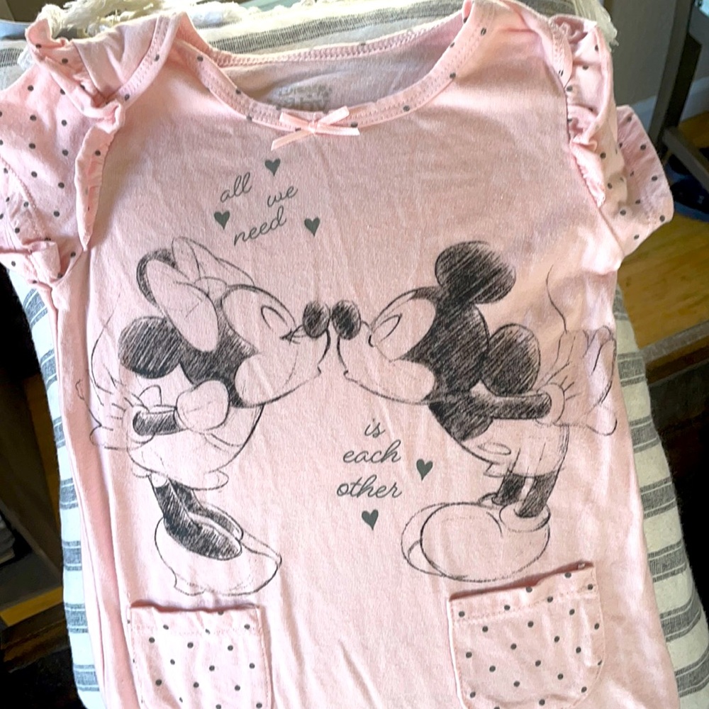 Disney baby 24 months girls Minnie & Mickey PJs romper one piece. *1